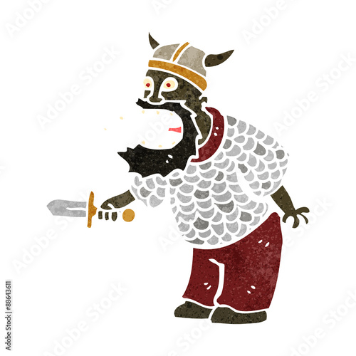 retro cartoon raider