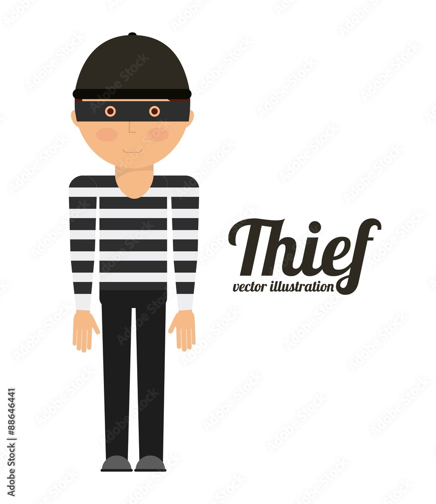 Obraz premium thief man