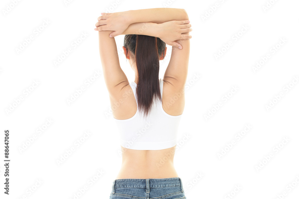 美しい女性の後姿 美しい女性の後姿