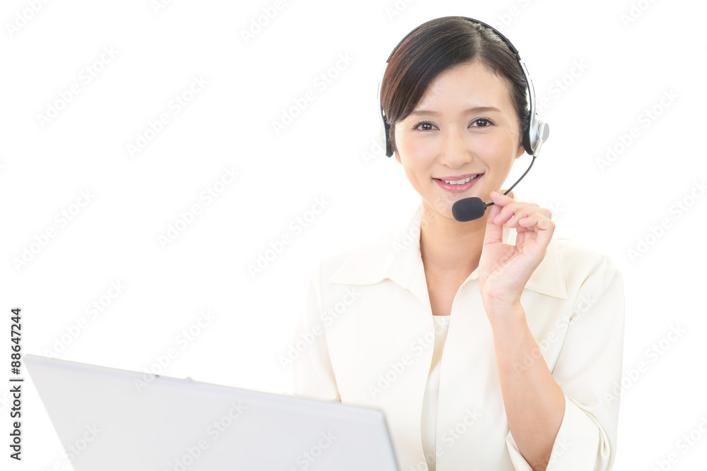 笑顔のオペレーター 笑顔のオペレーター
