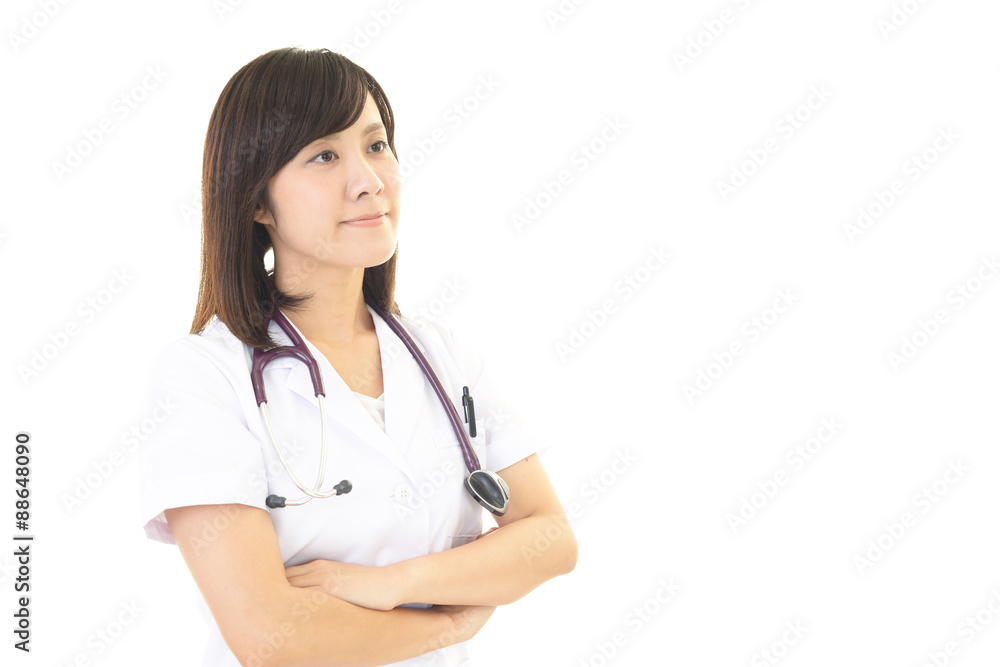 微笑む女医 微笑む女医