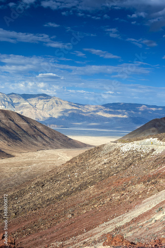 The Mountain Range in Death Valley National park in California,