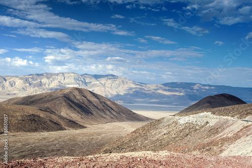 The Mountain Range in Death Valley National park in California,