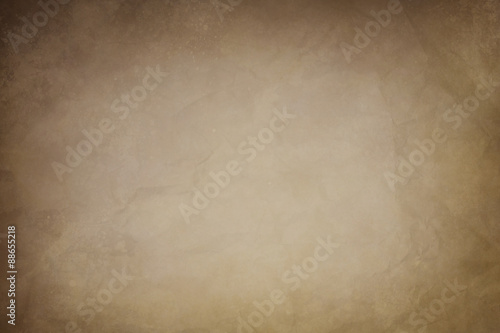 old crumpled paper with watercolor stains texture or background