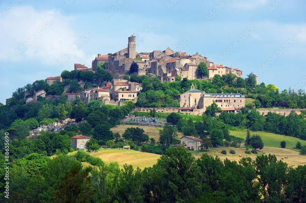 Cordes sur Ciel, a beautiful village on the hill near Albi, France