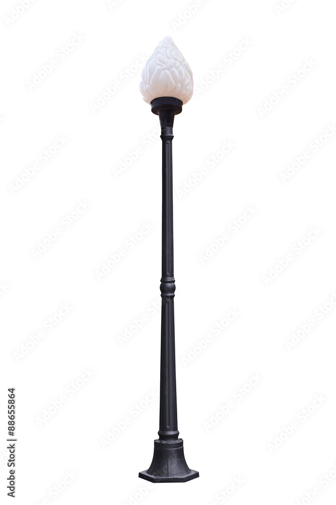 Obraz premium Llight pole isolated.