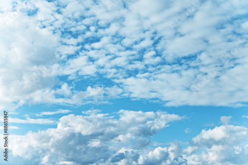 blue sky with clouds