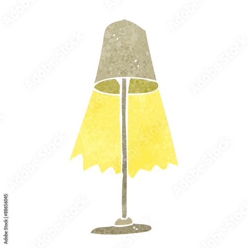 retro cartoon lamp light