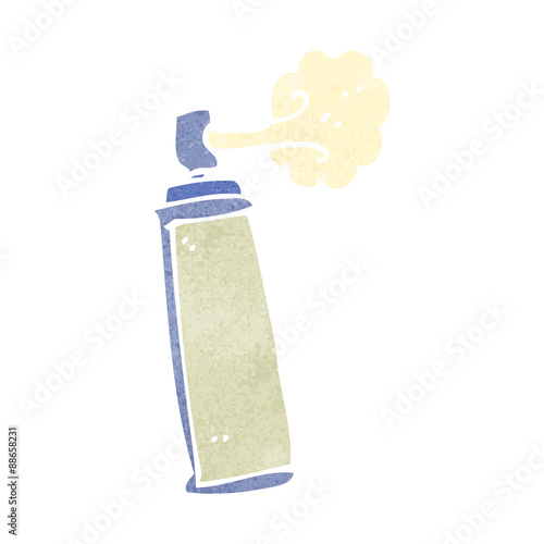 retro cartoon deoderant can