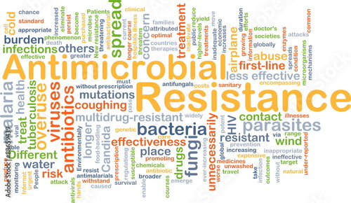 Antimicrobial resistance background concept photo