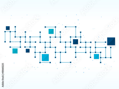 Vector design technology, Network,medical, business background.