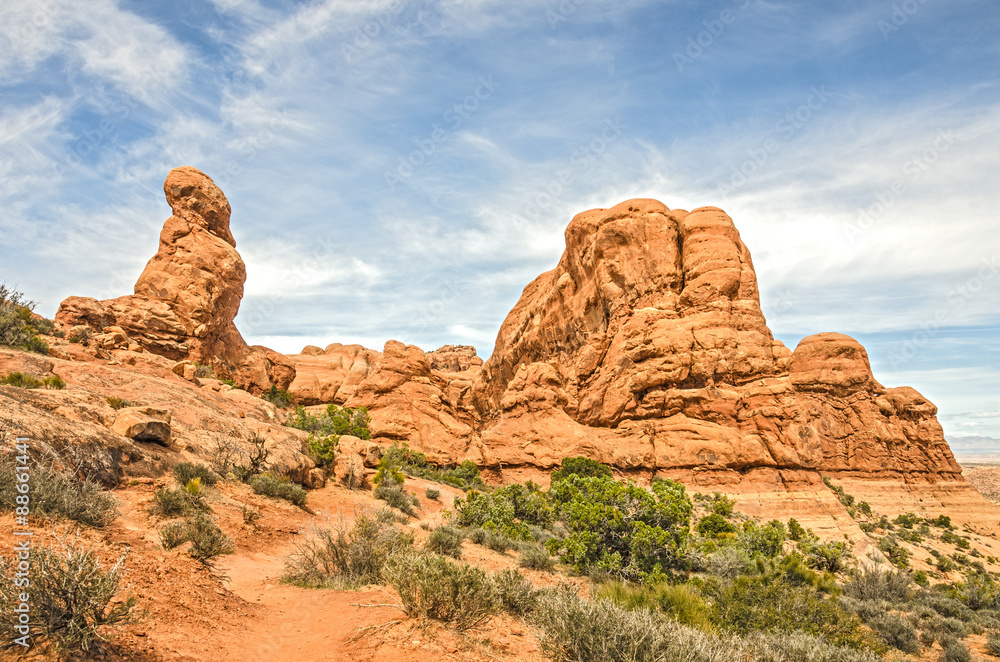 Primitive Trail in Arches National Park Primitive Trail in Arches National Park
