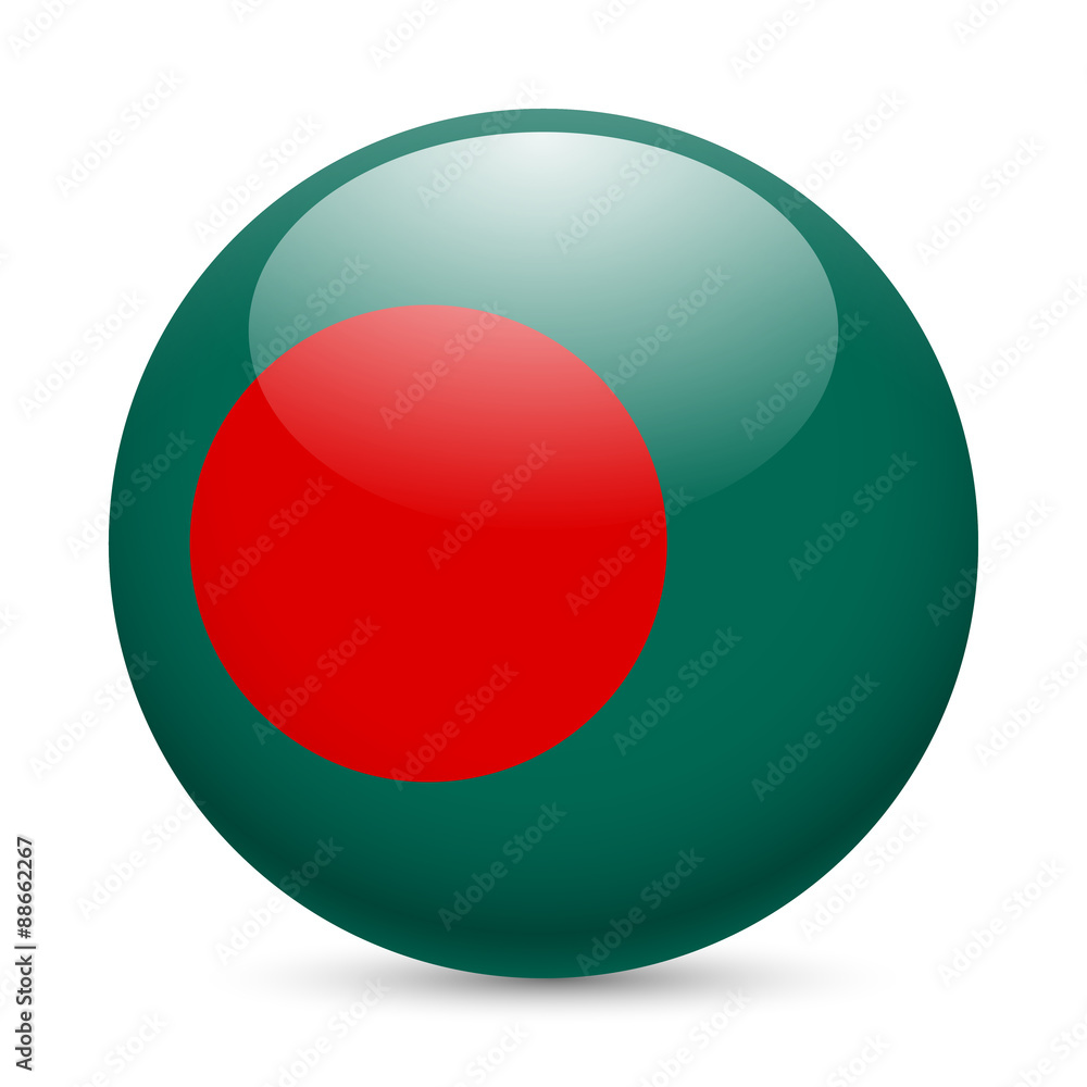 Round glossy icon of Bangladesh Round glossy icon of Bangladesh