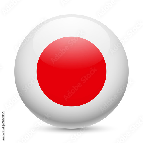 Round glossy icon of Japan Free Download Round glossy icon of Japan - GFXLoad