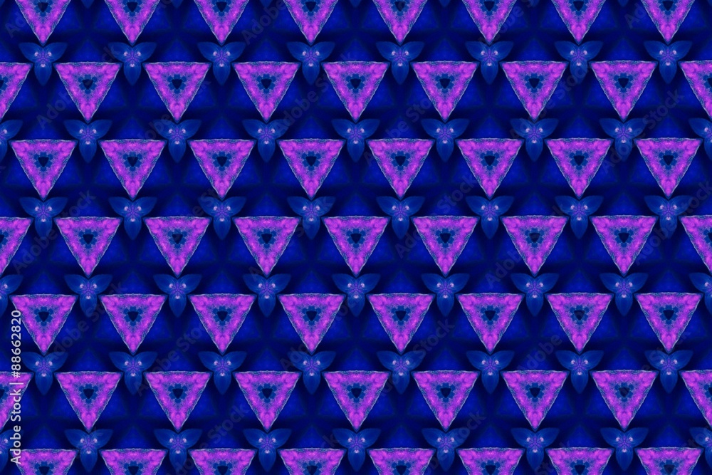 Fototapeta premium Фиолетовые узоры. 2 