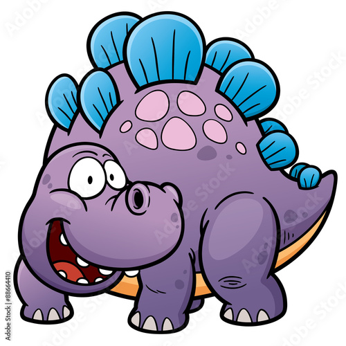 Vector illustration of Dinosaurs cartoon