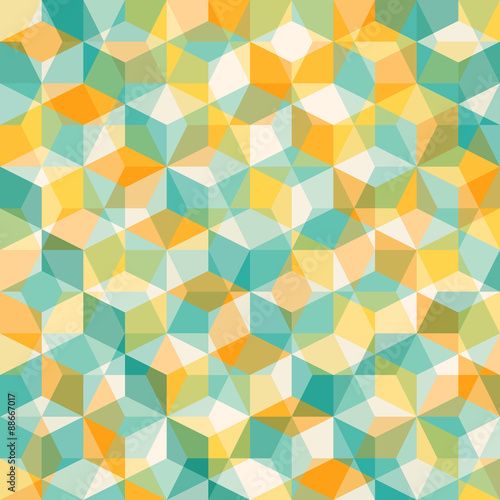 abstract geometric mosiac pattern