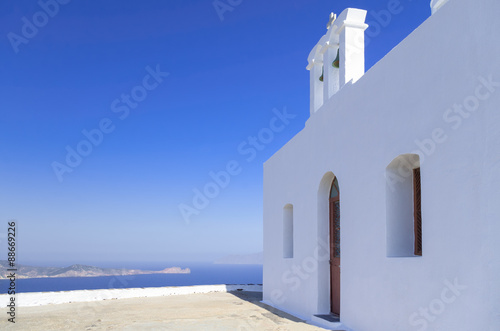 Church in Milos island, Cyclades, Greece