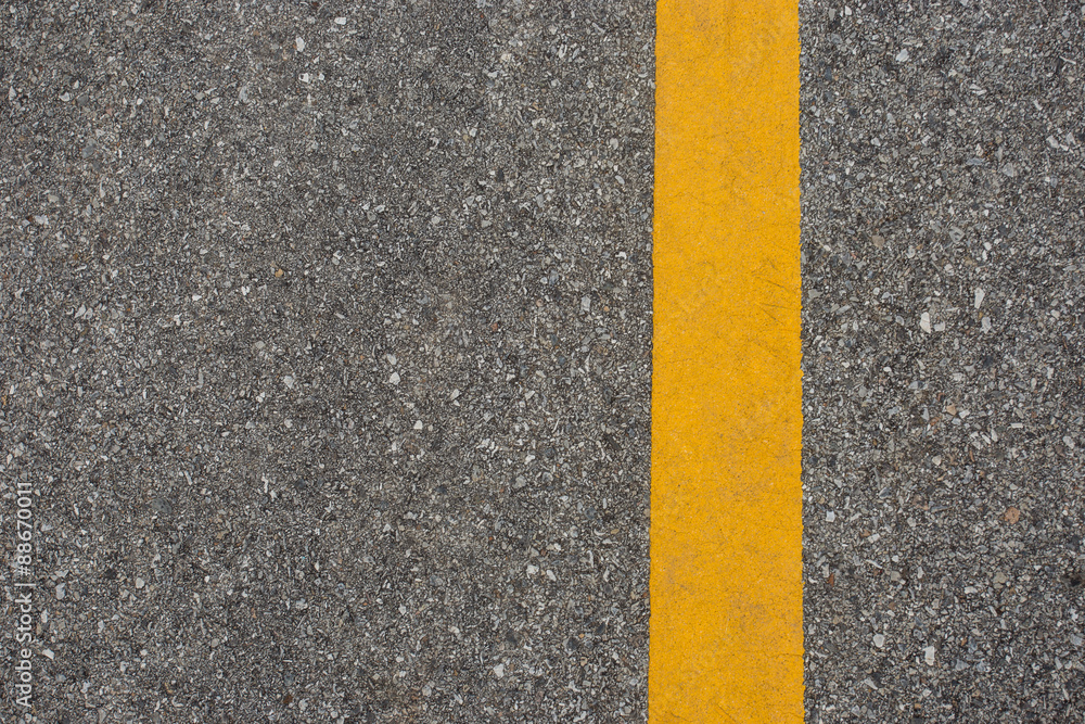 Fototapeta premium yellow line