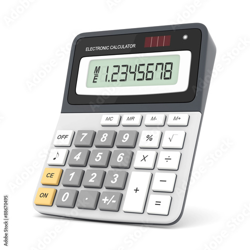 Modern office calculator