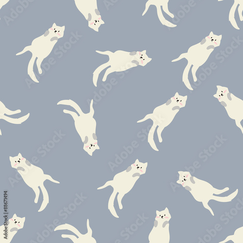 seamless cat pattern