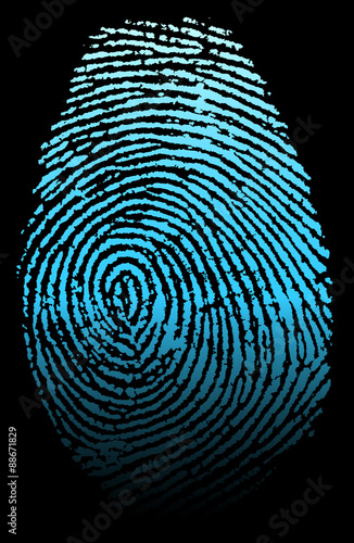 Fingerprint vector illustration