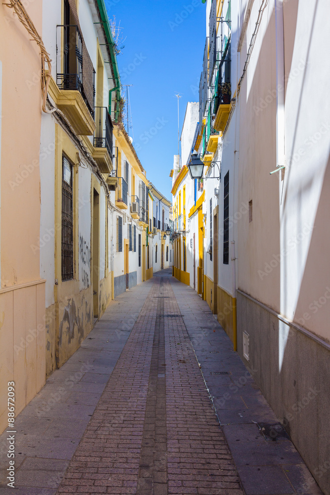 Fototapeta premium Typical nice clean city streets Cordoba, Spain