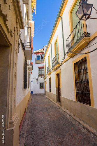 Typical nice clean city streets Cordoba  Spain