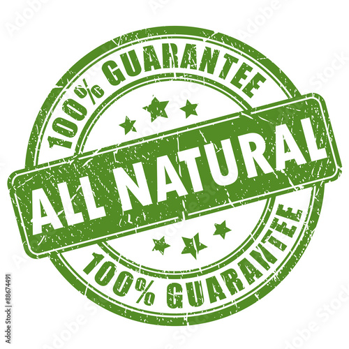 All natural stamp