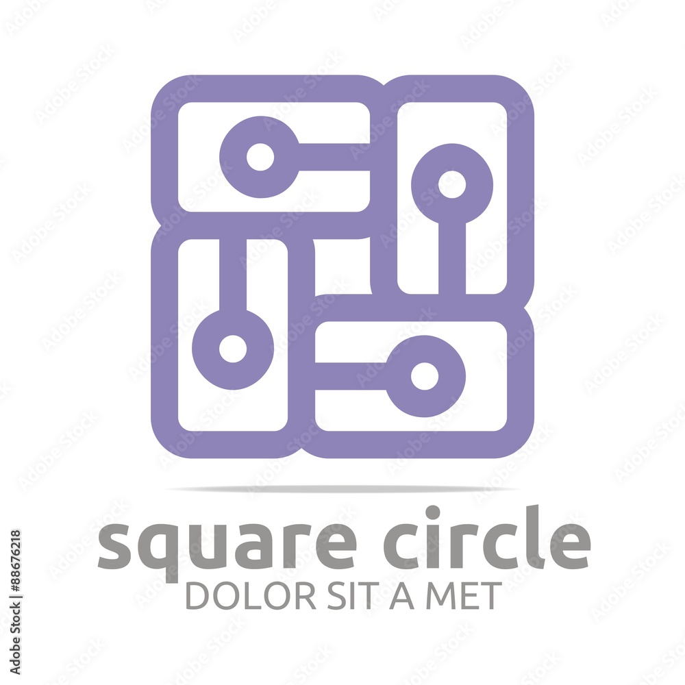Logo Abstract Design Connect Infinity Circle letter Logo Abstract Design Connect Infinity Circle letter