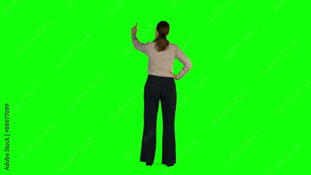 Businesswoman standing with hands on hips Businesswoman standing with hands on hips