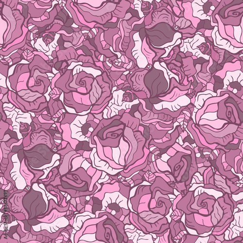 Seamless Roses Pattern