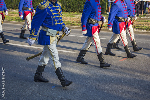 Festive Military parade