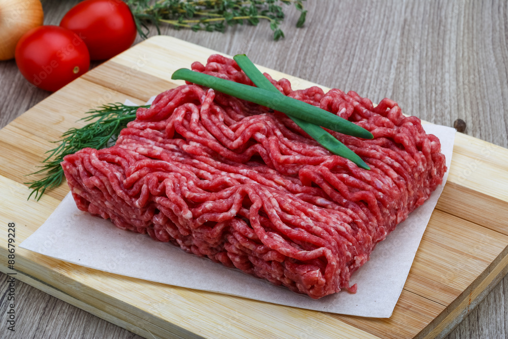 Raw minced meat Raw minced meat