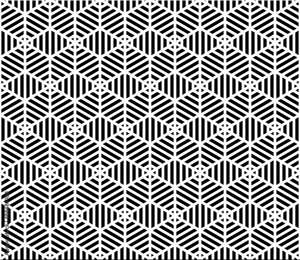 Vector black and white sacred geometry seamless pattern ,Modern textile print with illusion, abstract texture, Symmetrical repeating background
Vector black and white sacred geometry seamless pattern ,Modern textile print with illusion, abstract texture, Symmetrical repeating background