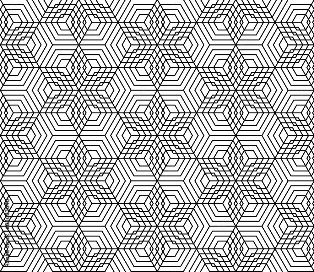 Vector black and white seamless pattern stars,Modern textile print with illusion, abstract texture, Symmetrical repeating background
Vector black and white seamless pattern stars,Modern textile print with illusion, abstract texture, Symmetrical repeating background
