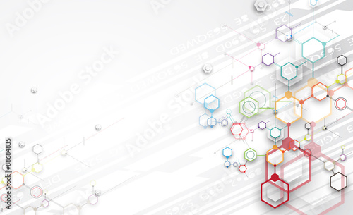 abstract technology background Business & development direction