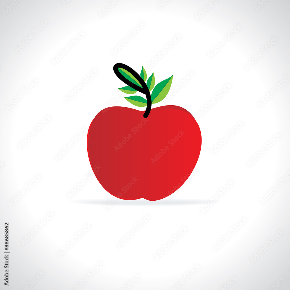 creative apple concept vector illustration creative apple concept vector illustration