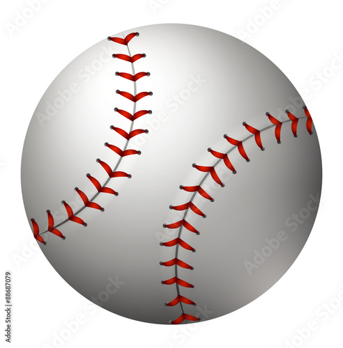 Baseball in simple design