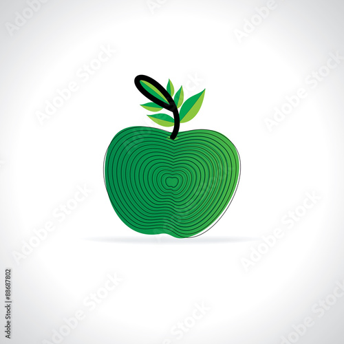 creative apple vector illustration 