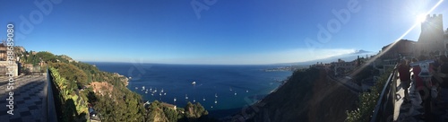 panoramic mediterranean view