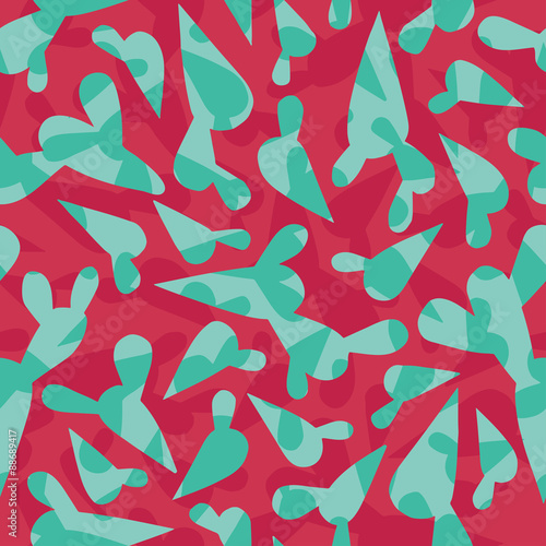Abstract cactus background. Seamless pattern.Vector. サボテンのパターン