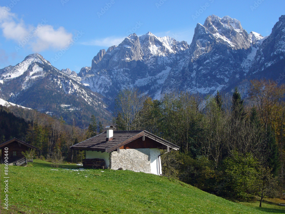 Frühling im Kaisertal bei Kufstein (Tirol)