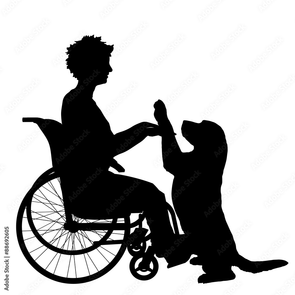 Vector silhouette of a woman. Vector silhouette of a woman.