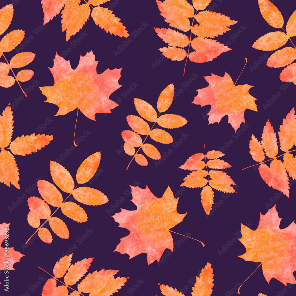 Obraz premium Watercolor seamless pattern