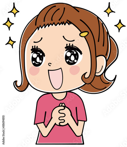 女性　表情