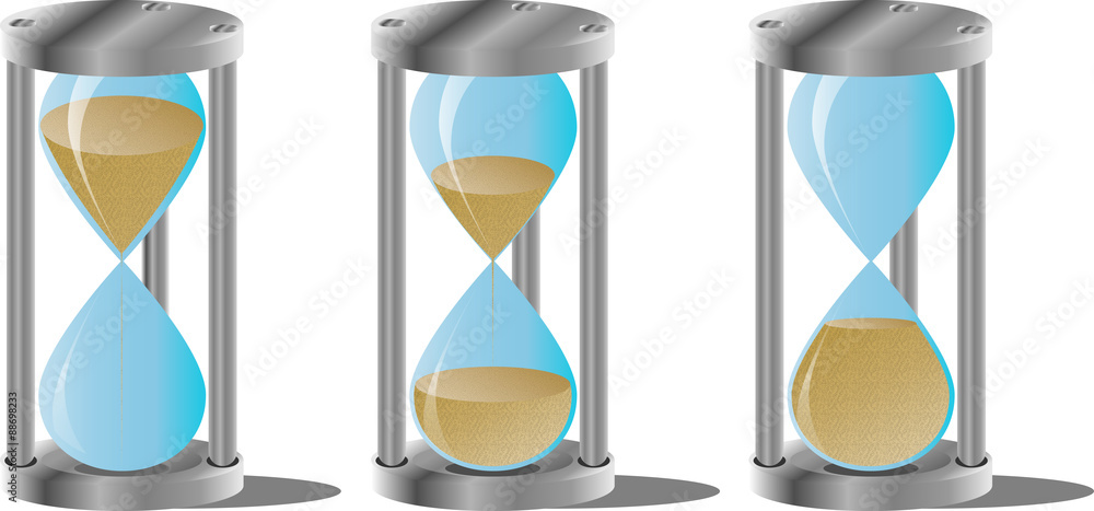 Fototapeta premium Hourglass set