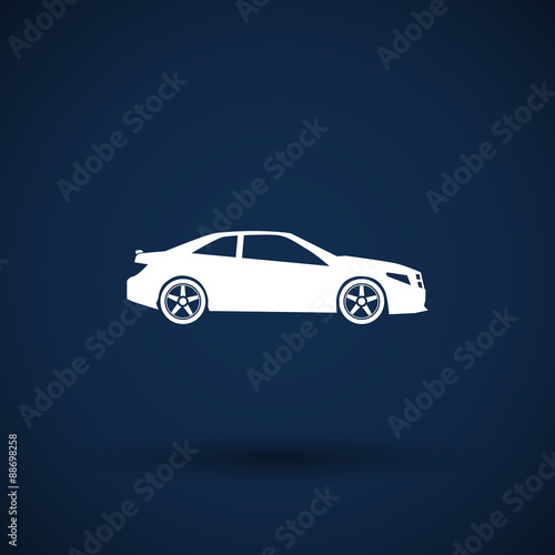 automobile icon car vector vehicle automotive