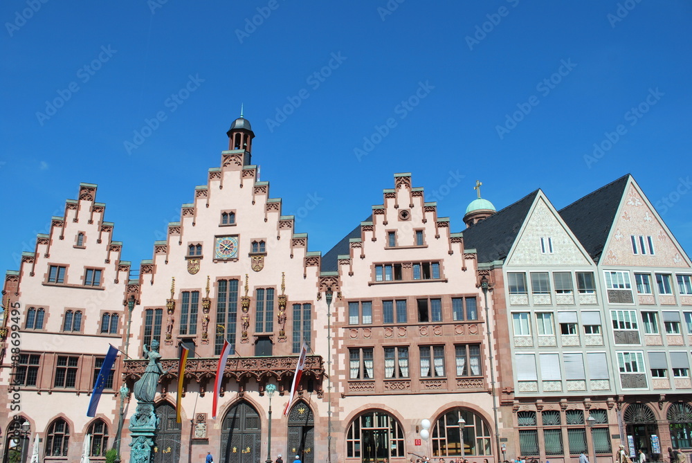 Fototapeta premium Old town in Frankfurt, German