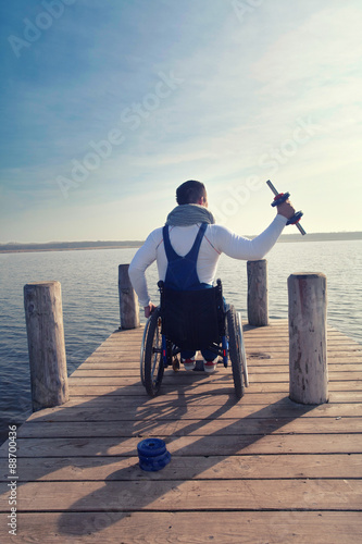 Sportler mit Behinderung